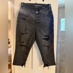 Judy Blue Black Skinny Fit Capri Jeans